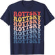 Rottsky Groovy Retro T-Shirt - T-Shirt | Navy