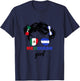 Half Mexican And Honduran Mexico Honduras Flag Girls Kids T-Shirt - T-Shirt | Navy