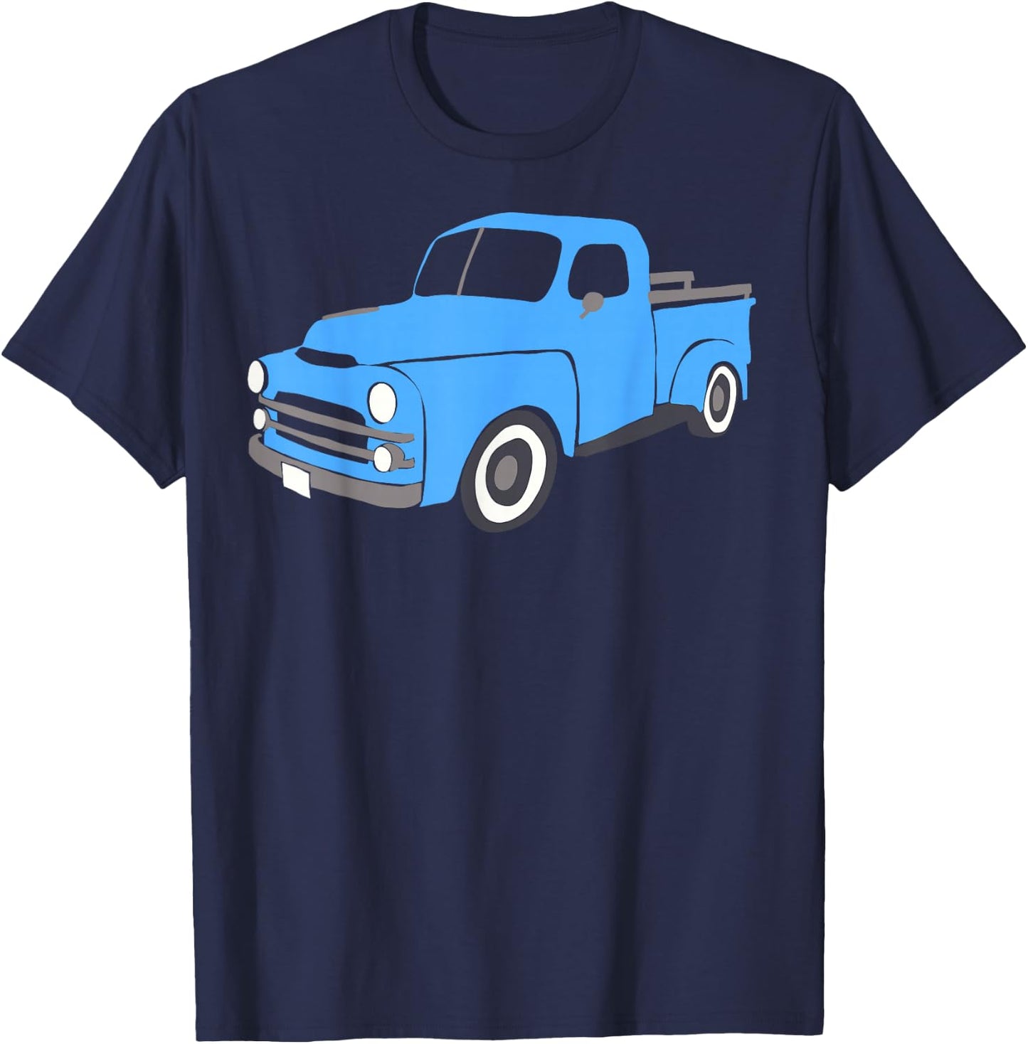 Elizabitcrusher Old Blue Truck T-Shirt - T-Shirt | Navy