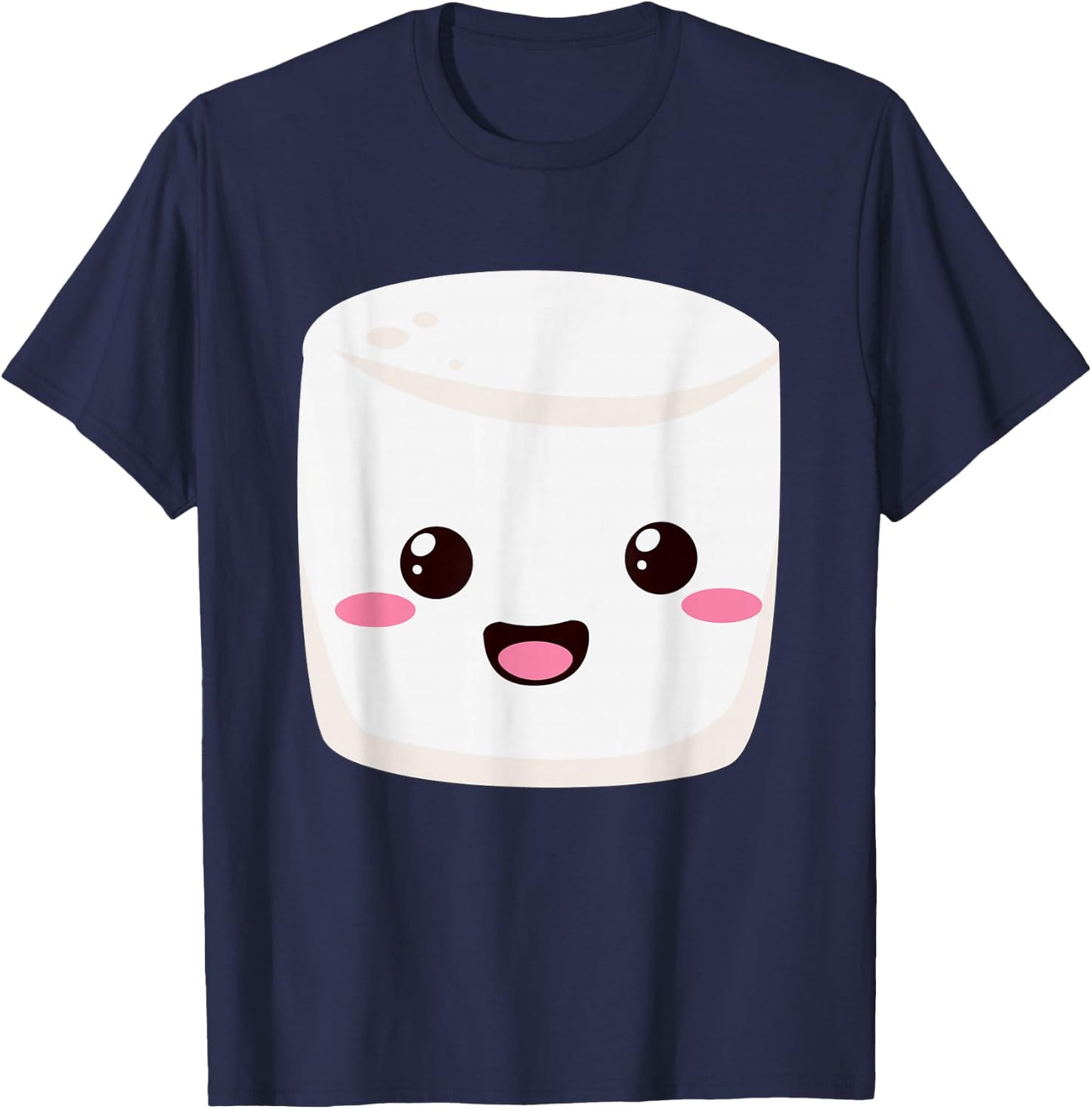 Kawaii Halloween Group Costume Party S'Mores Marshmallow T-Shirt - T-Shirt | Navy
