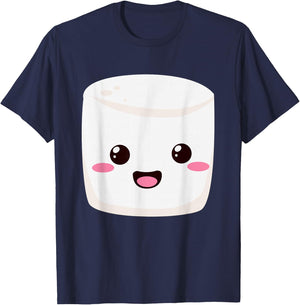 Kawaii Halloween Group Costume Party S'Mores Marshmallow T-Shirt - T-Shirt | Navy