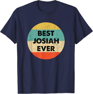 Josiah Name T-Shirt - T-Shirt | Navy