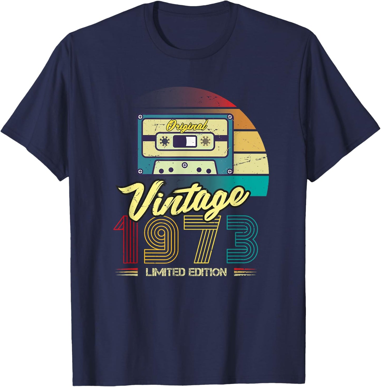 50th Birthday Vintage 1973 Funny Its My Birthday T-Shirt - T-Shirt | Navy