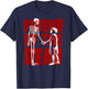 Friend Of The Dead Skeleton And Girl T-Shirt - T-Shirt | Navy