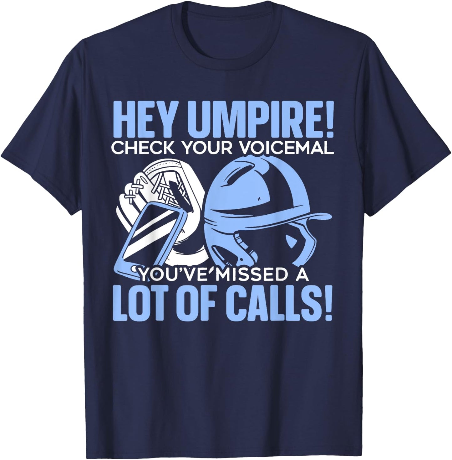 Baseball Umpire Baseball Lover SteMi Apparel Baseball Team Sport T-Shirt - T-Shirt | Navy