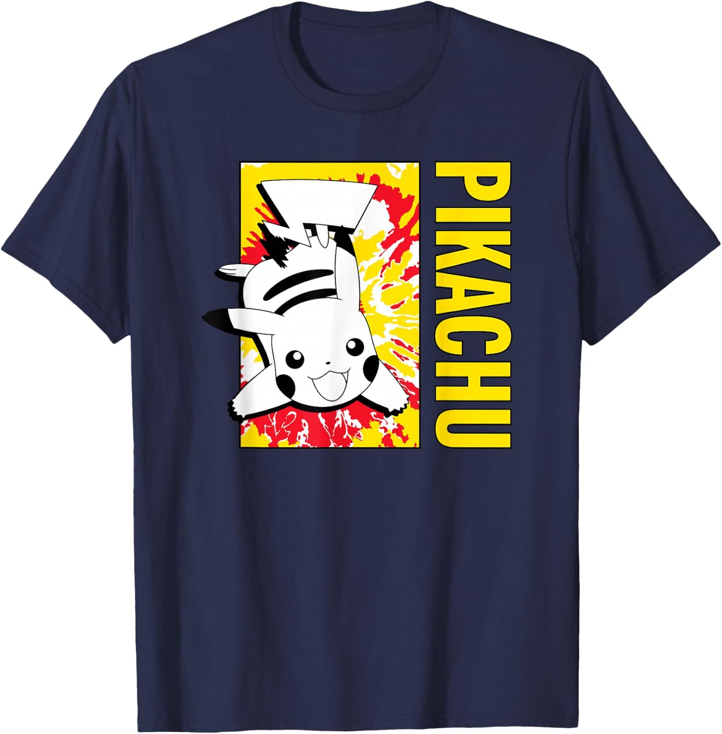 Pokémon - Tie Dye Pikachu T-Shirt - T-Shirt | Navy