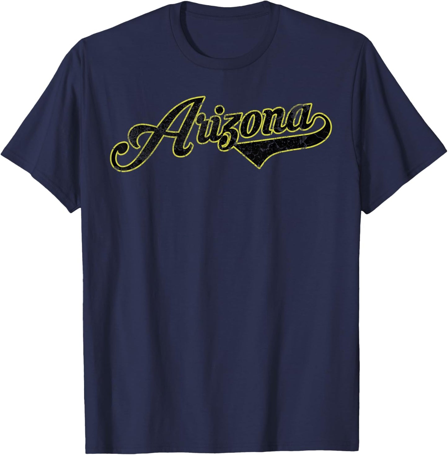 Vintage Arizona Baseball City T-Shirt - T-Shirt | Navy