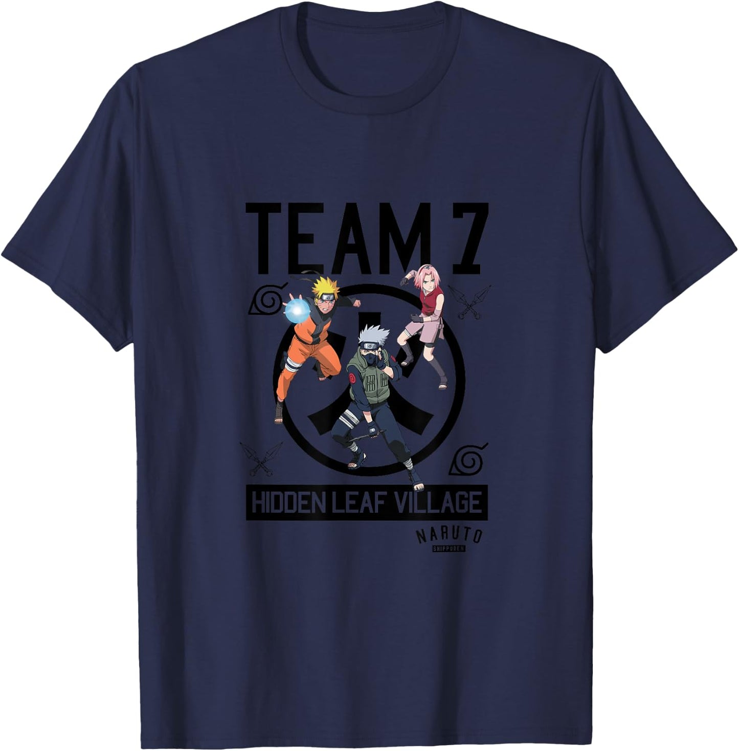 Naruto Team 7 T-Shirt - T-Shirt | Navy