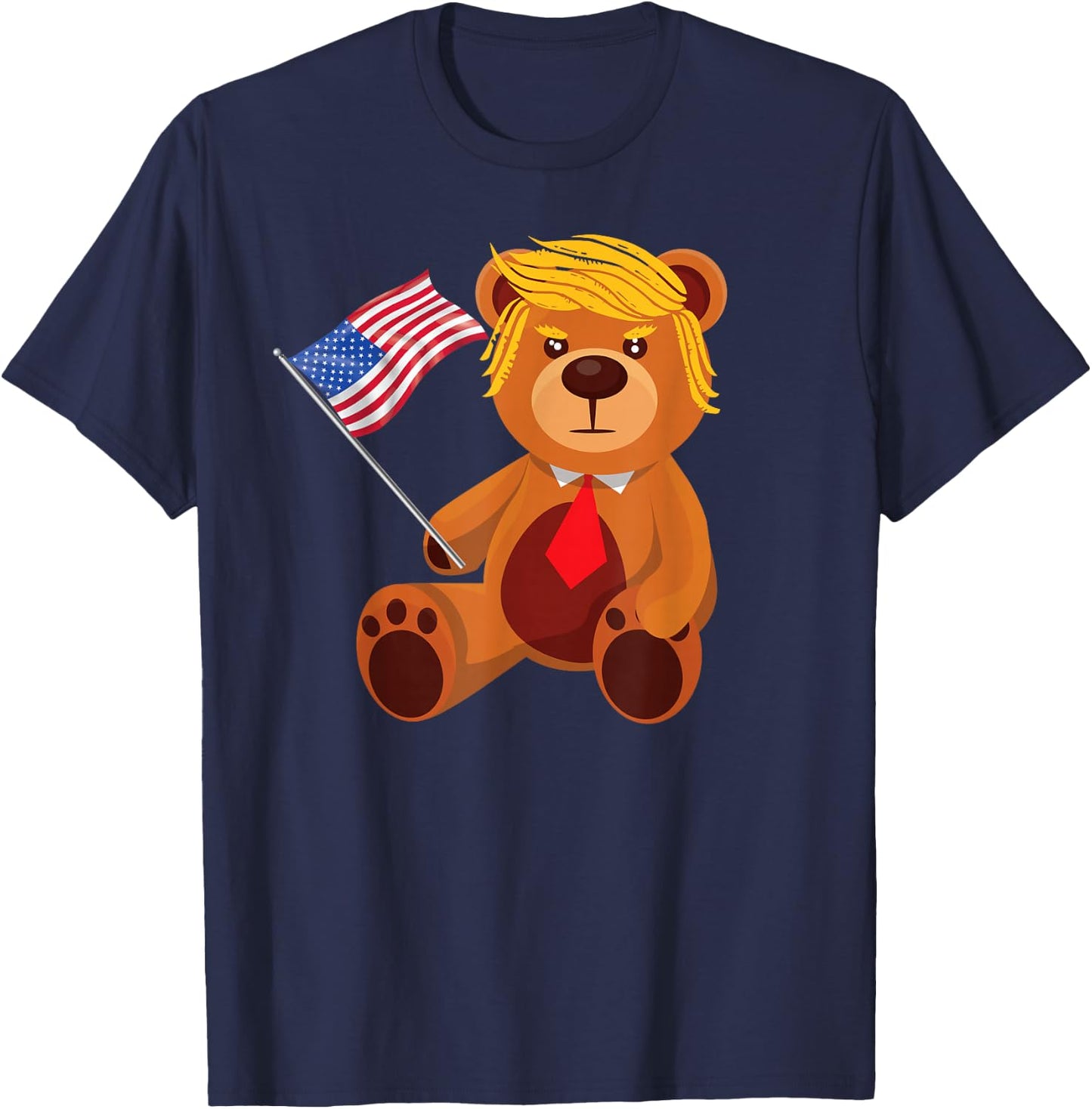 Trumpy Bear Trump 24 Elect President Trump 2024 T-Shirt - T-Shirt | Navy