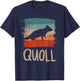 Retro Vintage Quoll Quolls T-Shirt - T-Shirt | Navy