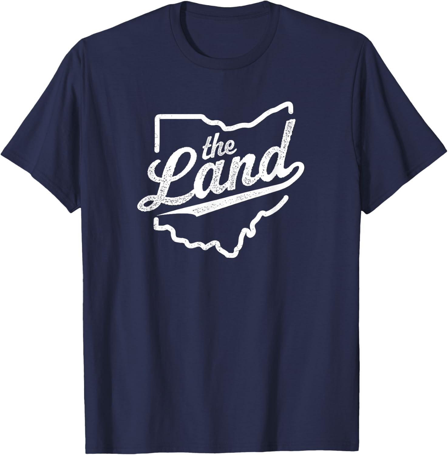 Retro "The Land" Cleveland Ohio Classic Throwback Souvenir T-Shirt - T-Shirt | Navy
