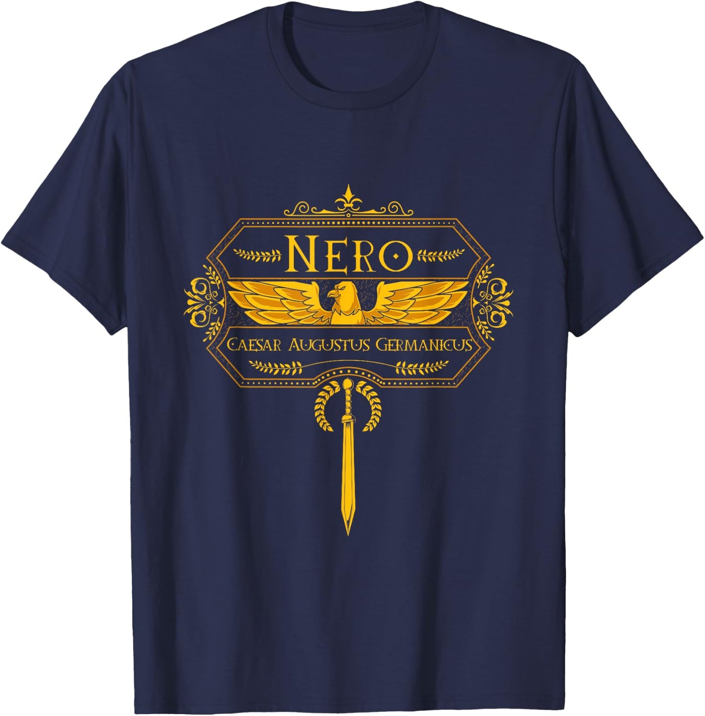 Roman Emperor - Nero T-Shirt - T-Shirt | Navy