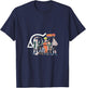 Naruto Characters & Konoha Emblem T-Shirt - T-Shirt | Navy
