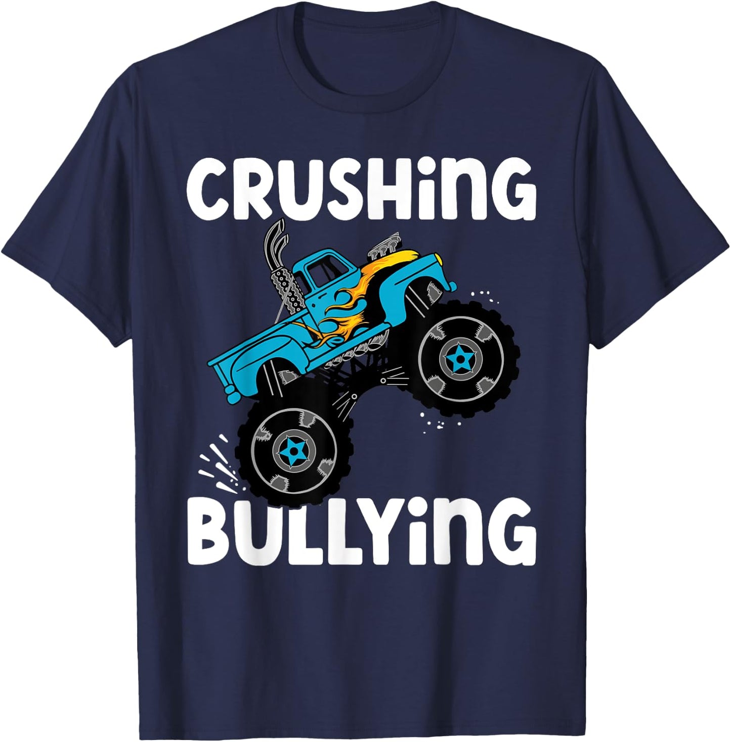 Crushing Bullying Unity Day Halloween Orange Kids Men Women T-Shirt - T-Shirt | Navy