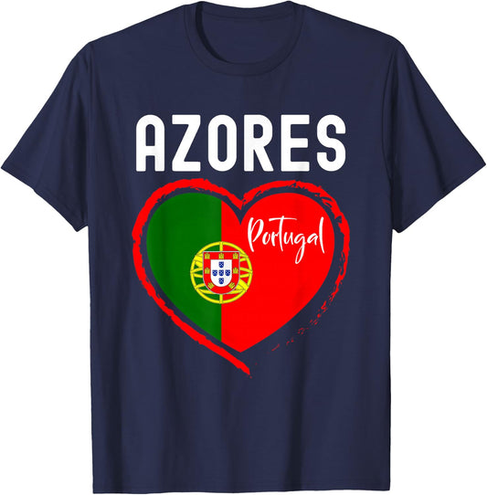 Azores Portuguese Flag Azores T-Shirt - T-Shirt | Navy