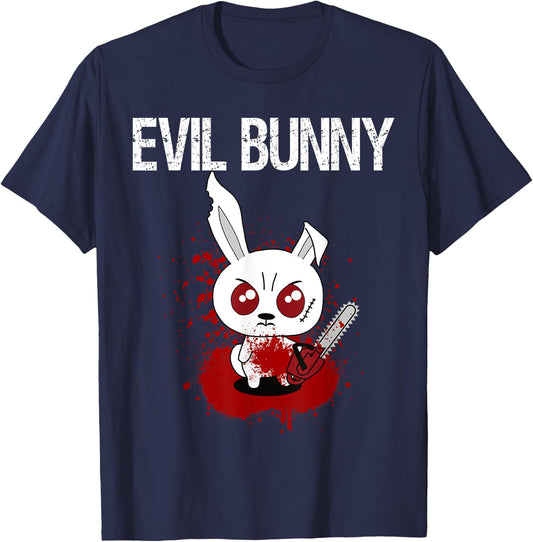 Funny - Evil Bunny T-Shirt - T-Shirt | Navy