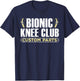 Cool Knee Replacement Women Knee Surgery Recovery T-Shirt - T-Shirt | Navy