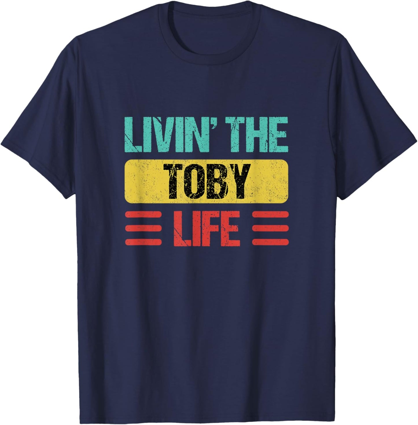 Toby Name T-Shirt - T-Shirt | Navy