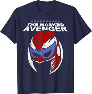 The Masked Avenger - Icon Series - The Mask T-Shirt - T-Shirt | Navy