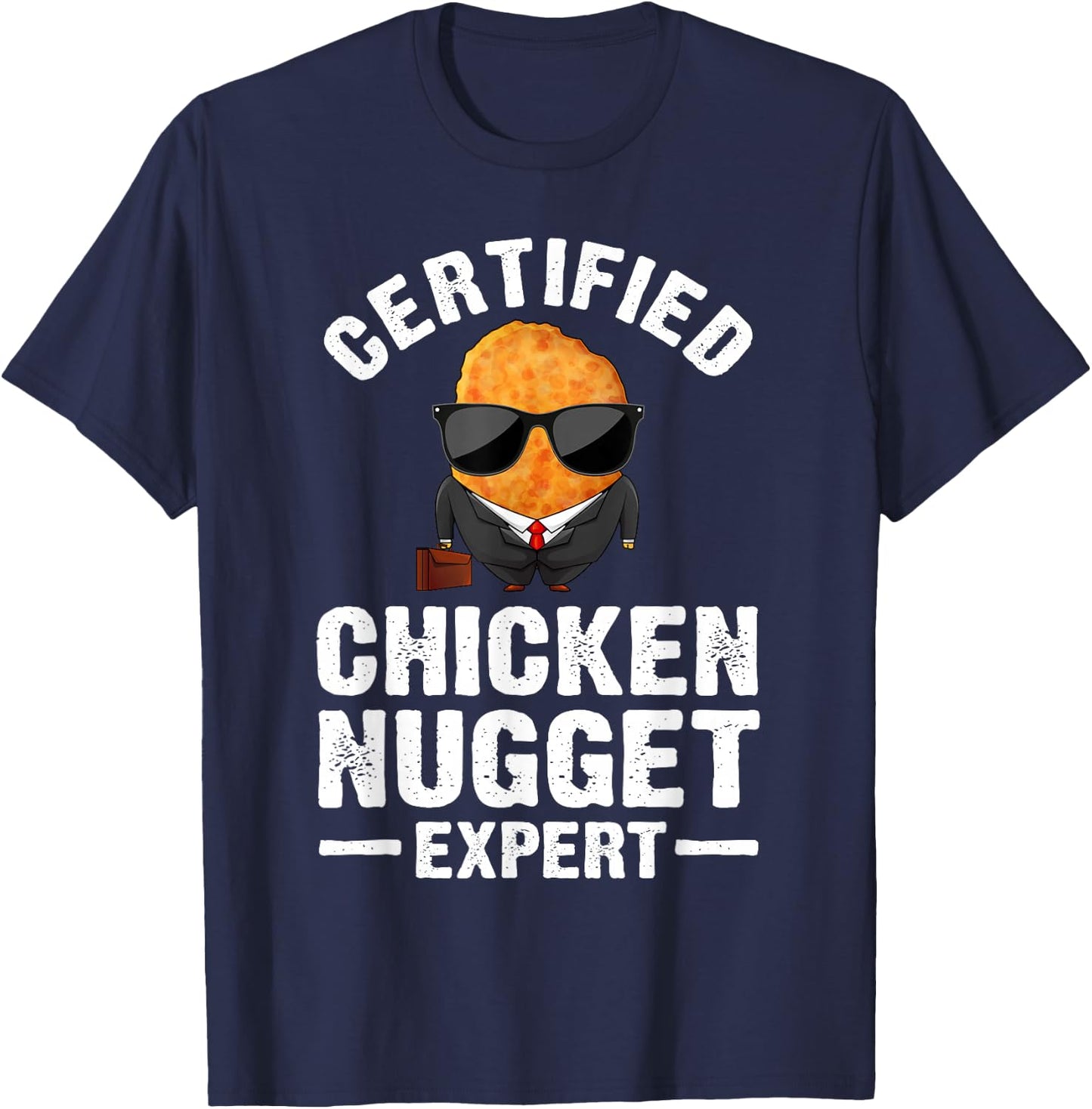 Cool Chicken Nugget Women Kids Nug Life Food Lovers Small T-Shirt - T-Shirt | Navy