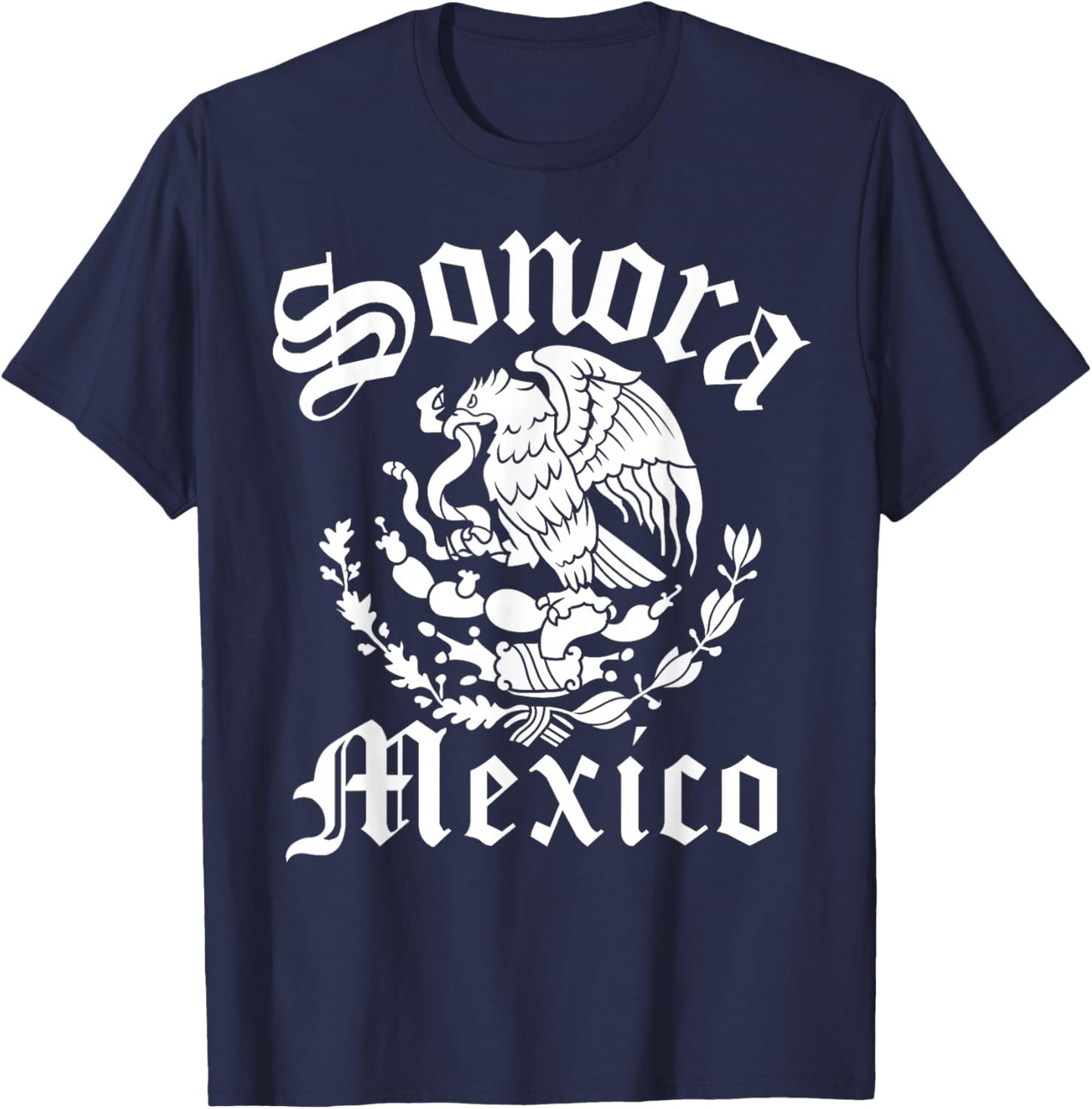Sonora with Mexican Emblem Sonora T-Shirt - T-Shirt | Navy