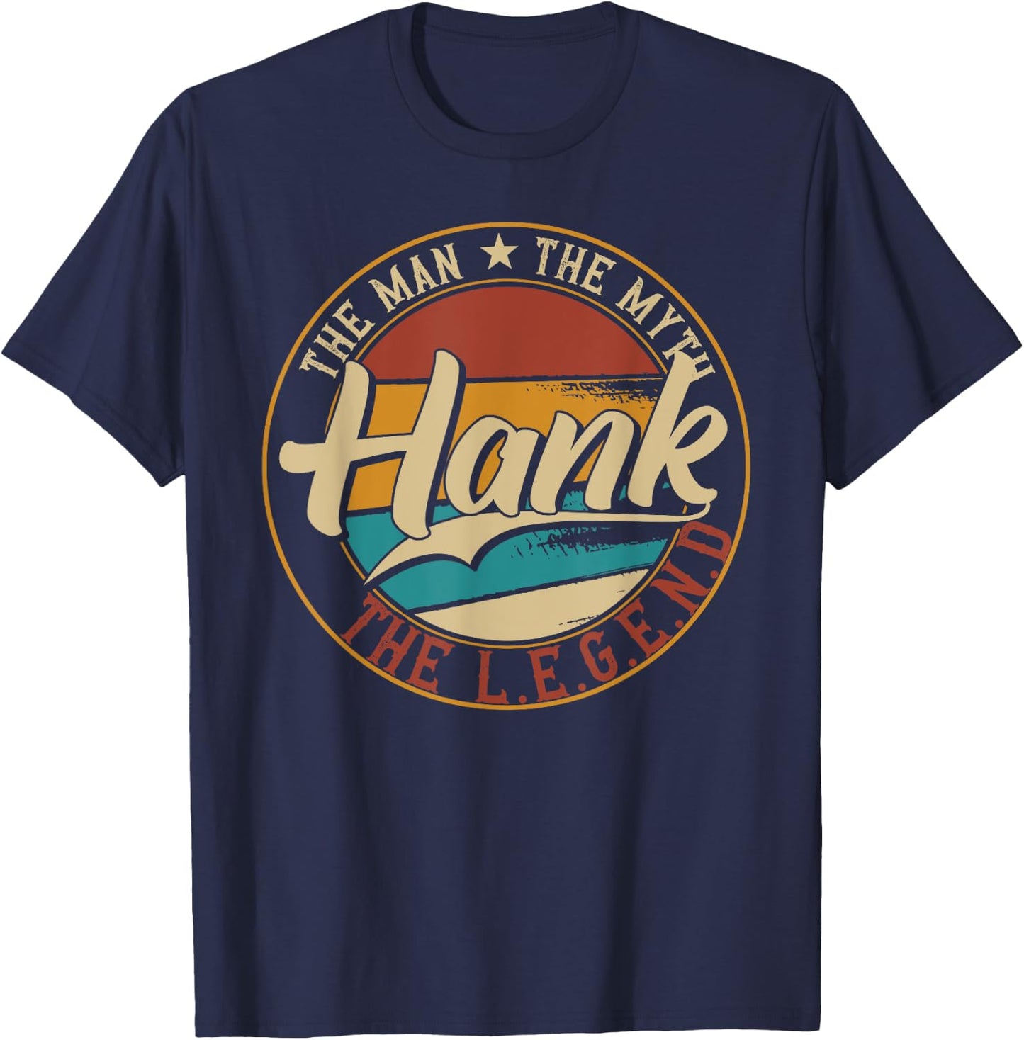The Best Outfits & Accessories for Hank Men's Classic Retro Black Short Sleeve Size Small T-Shirt - T-Shirt | Navy
