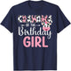 Grandma Of The Birthday Girl Farm Cow 1 St Birthday Girl T-Shirt - T-Shirt | Navy