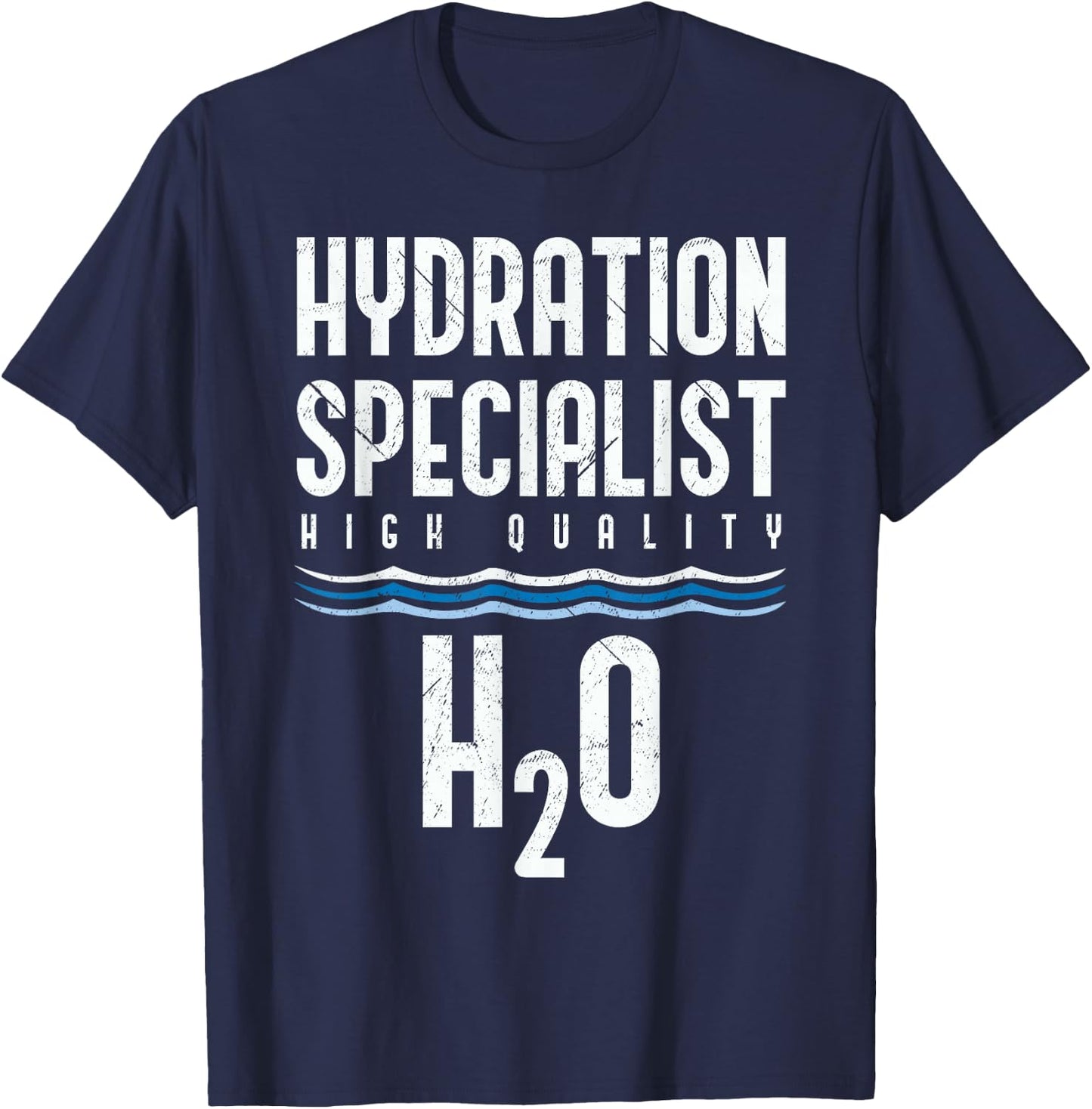Hydration Specialist Waterboy Team Manager T-Shirt - T-Shirt | Navy