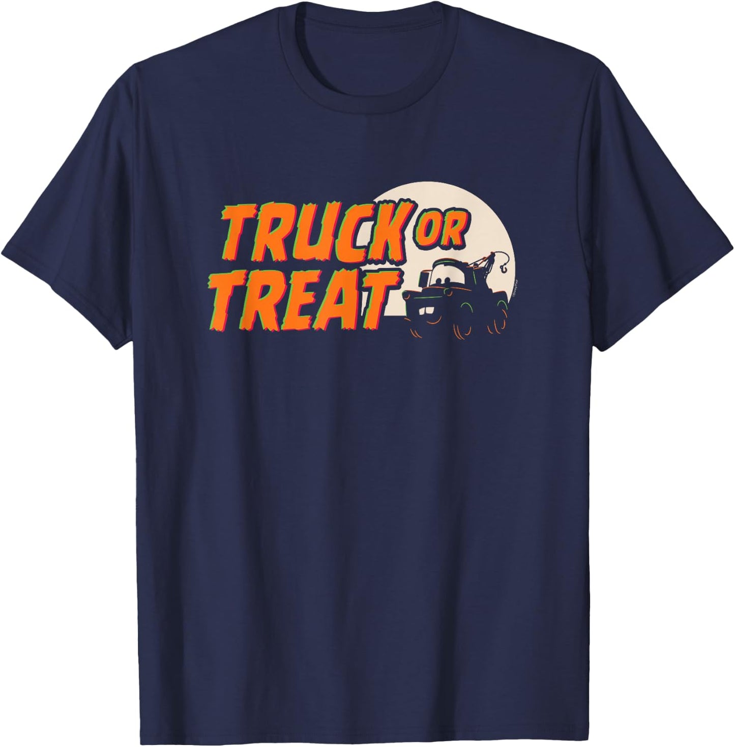 Disney and Pixar’s Cars Mater TRUCK or Treat Halloween T-Shirt - T-Shirt | Navy
