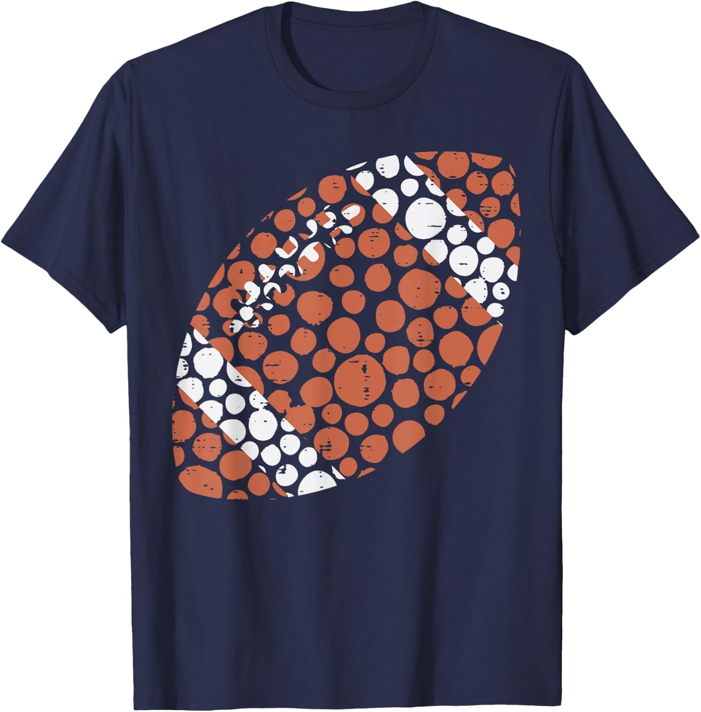 American Football Dots International Dot Day Men Boys Kids T-Shirt - T-Shirt | Navy