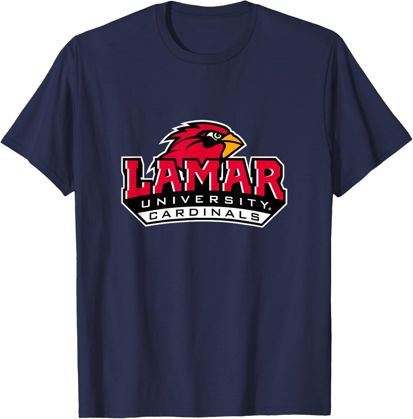 Lamar Cardinals | University NCAA Official Merch | PPLAMA02 T-Shirt - T-Shirt | Navy