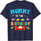 Mommy Of The Birthday Boy Sea Fish Ocean Animals Aquarium T-Shirt - T-Shirt | Navy