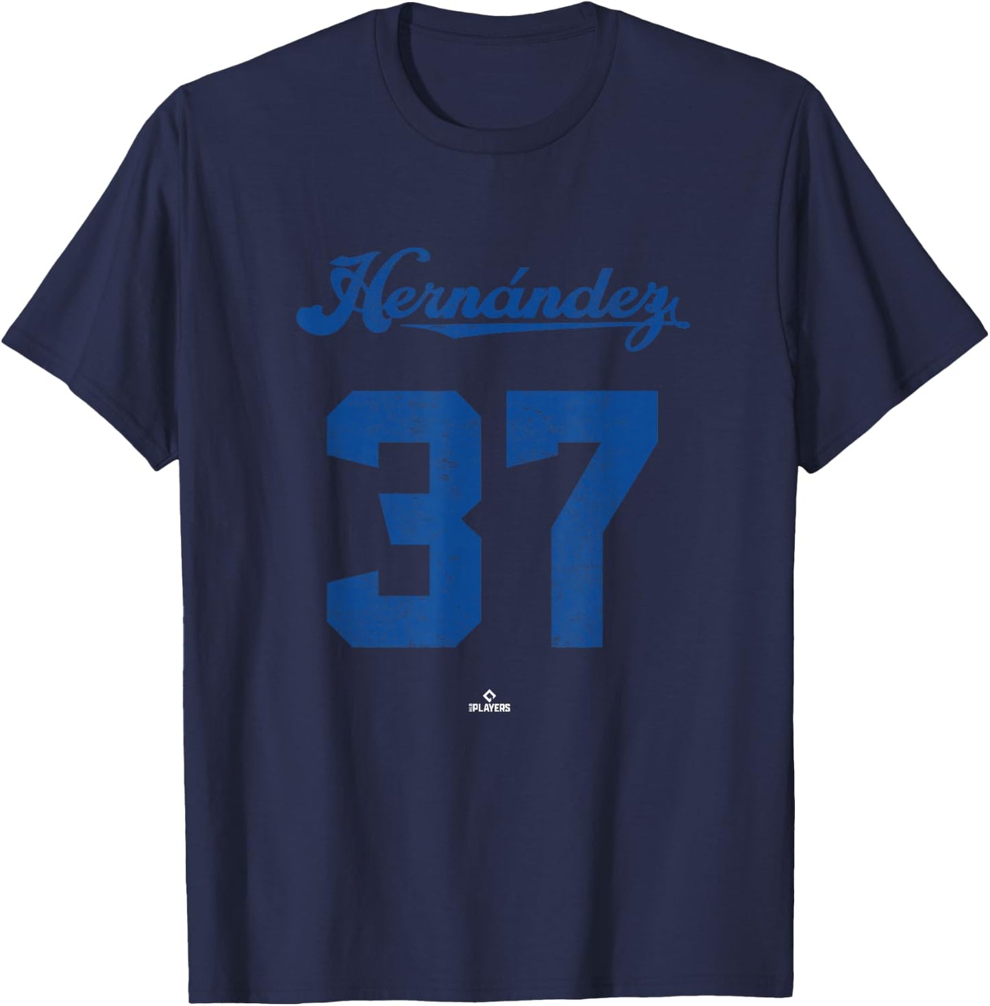 Teoscar Hernandez 37 Teoscar Hernandez Toronto MLBPA T-Shirt - T-Shirt | Navy