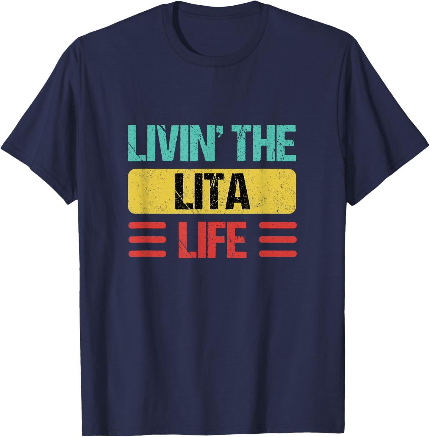 Lita Name T-Shirt - T-Shirt | Navy