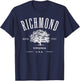 Richmond Virginia Vintage Style Design Souvenir T-Shirt - T-Shirt | Navy