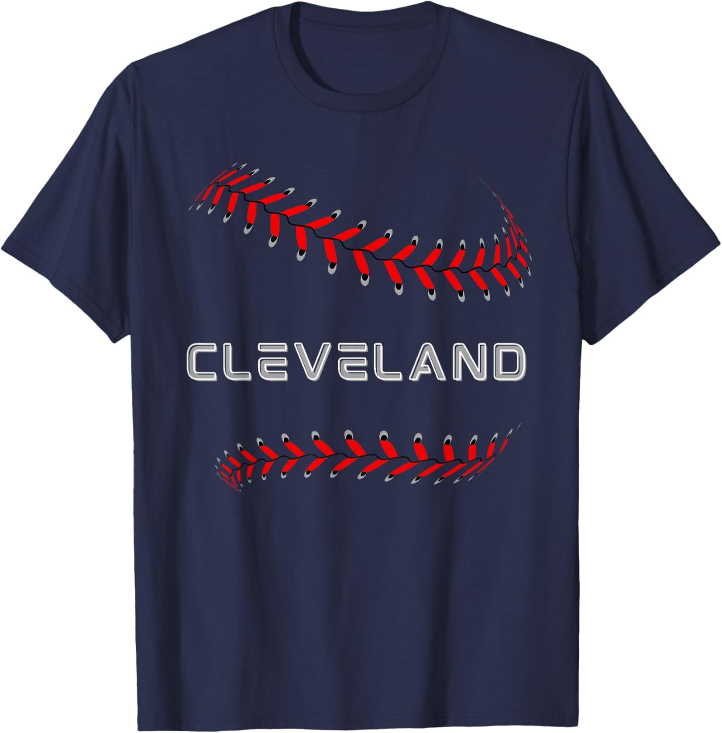 Cleveland Baseball Fan T-Shirt - T-Shirt | Navy