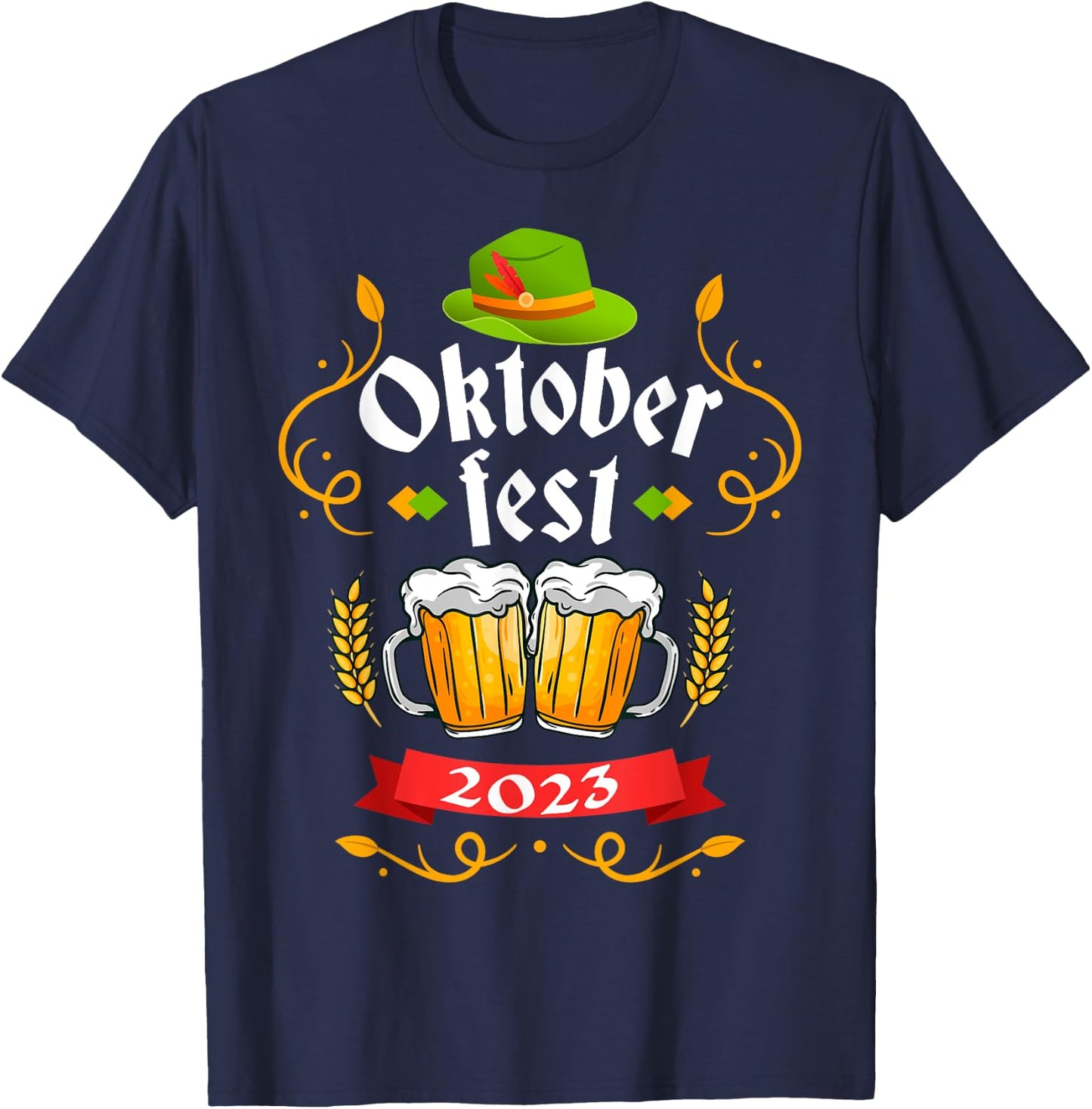 Oktoberfest 2023 Funny Oktoberfest 2023 Costume Men Women T-Shirt - T-Shirt | Navy