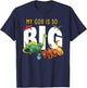 My GOD is So Big – Christian Faith Kids & Adult Dinosaur T-Shirt - T-Shirt | Navy