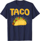 Retro Taco Mexican Food Eater Tacos Lover Fiesta T-Shirt - T-Shirt | Navy