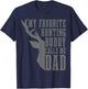 Hunter Deer Hunting Antlers Funny Hunting Vintage T-Shirt - T-Shirt | Navy
