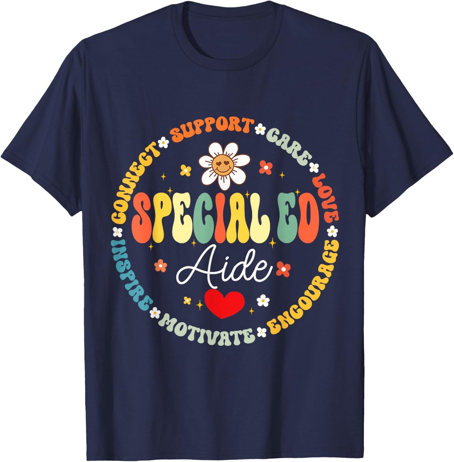Special Education Teacher Special ED Aide Life SPED T-Shirt - T-Shirt | Navy