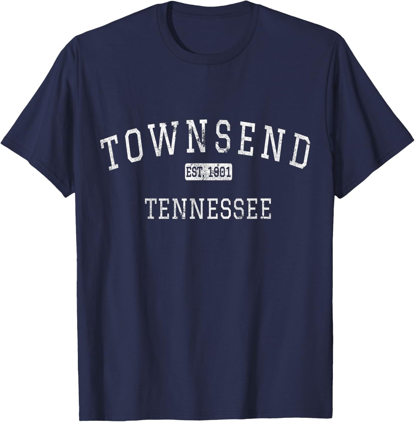 Townsend Tennessee TN Vintage T-Shirt - T-Shirt | Navy