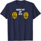 Hands Off My Tuts | Funny King Tut Meme Apparel T-Shirt - T-Shirt | Navy