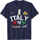 Love Italy and Everything Italian Culture T-Shirt - T-Shirt | Navy