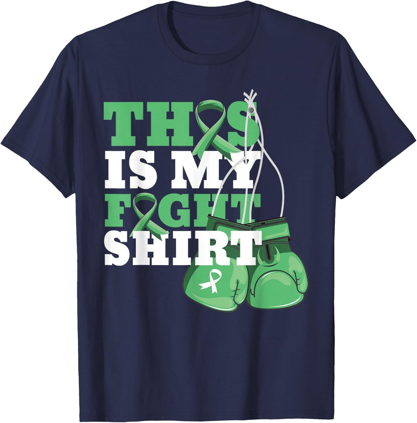 This Is My Fight Shirt Liver Disease Fighter Support Strong T-Shirt - T-Shirt | Navy