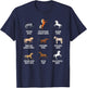 Horse Breeds Equestrian Horse Rider Racer Horseback Riding T-Shirt - T-Shirt | Navy