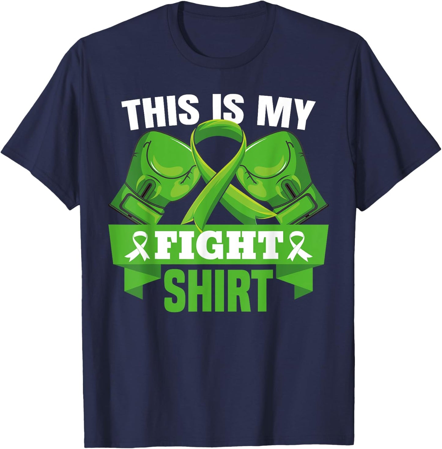 This Is My Fight Shirt Mental Health Fighter Support Strong T-Shirt - T-Shirt | Navy