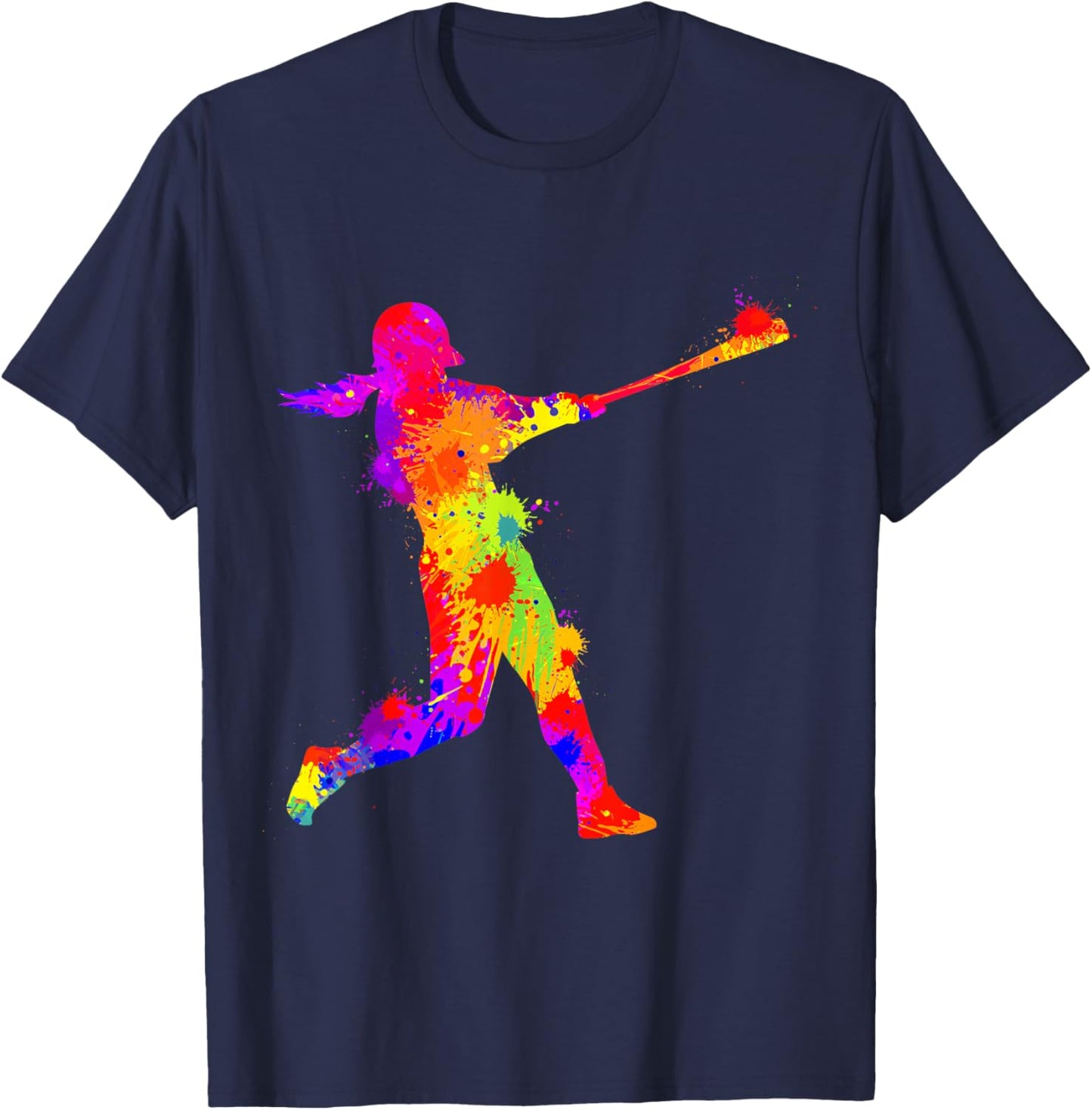 Softball Girl Kids T-Shirt - T-Shirt | Navy