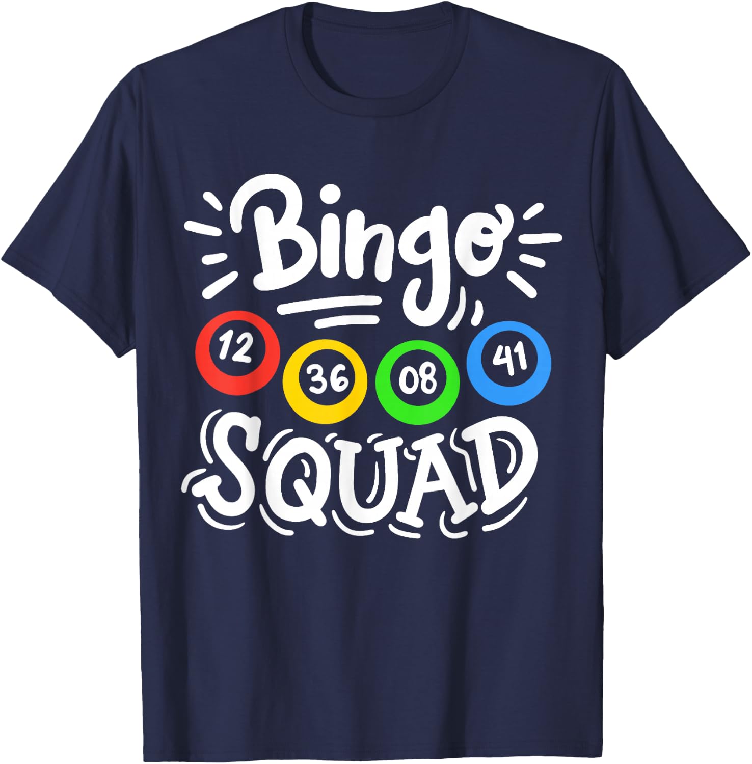Bingo Squad T-Shirt - T-Shirt | Navy