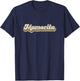 Mamacita Retro Top Cute Vintage Mommy T-Shirt - T-Shirt | Navy